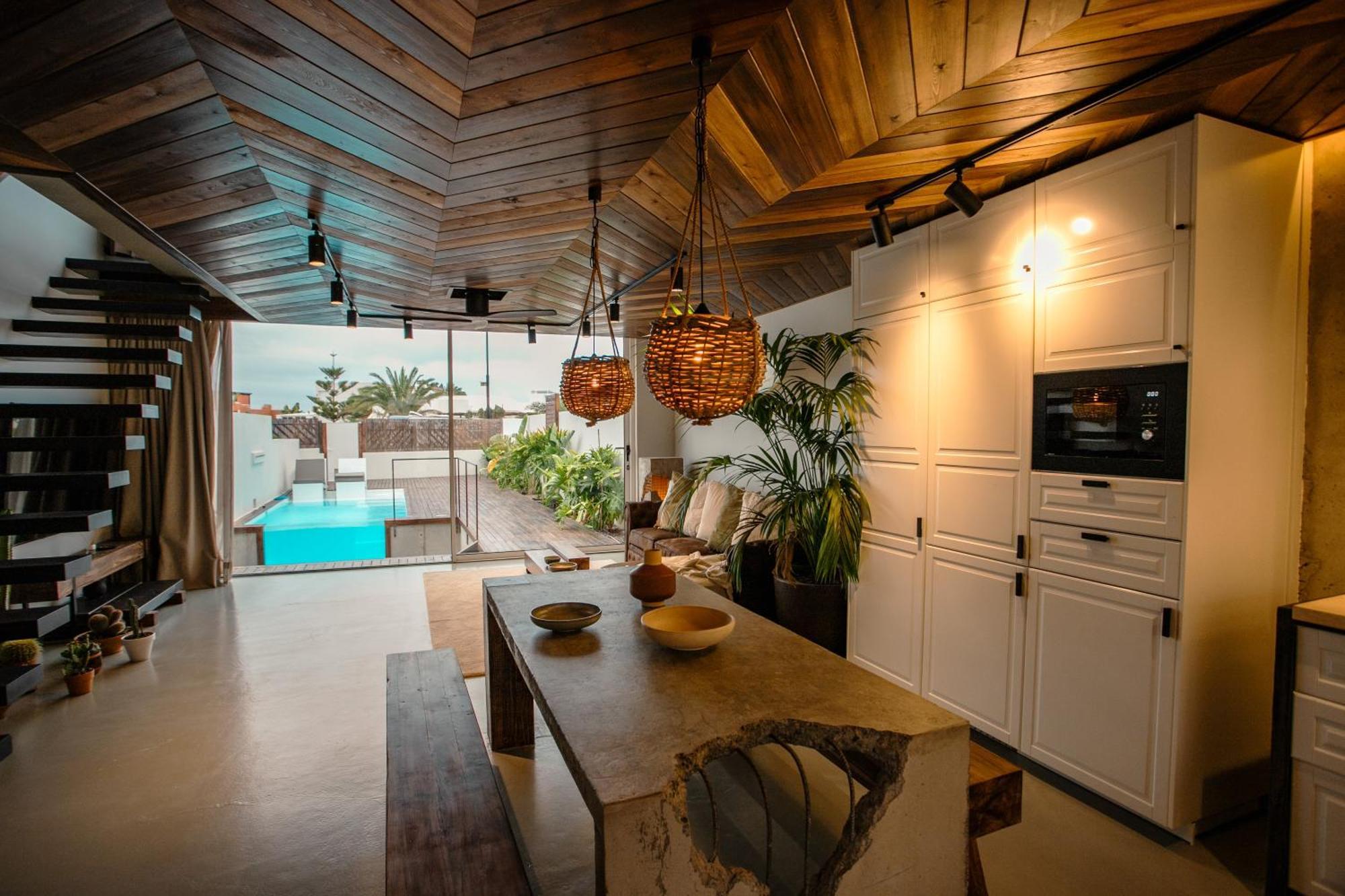 Casa Ouira Chalet Con Piscina Privada Y Vistas Corralejo Esterno foto